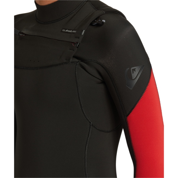 2026 Quiksilver Junior Everyday Sessions 3/2mm Brustreißverschluss Neoprenanzug EQBW103107 - High Risk Red